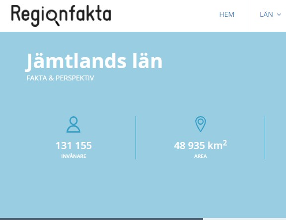 Regionfakta.com Jämtlands län