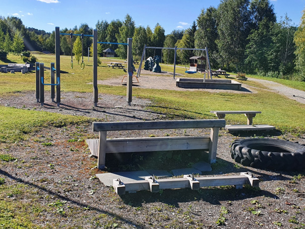 Bild på en aktivitetspark.