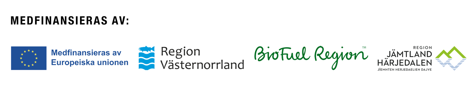 Projektet Förnybart 2030 arbetar för att öka takten på klimatomställningen av den tunga trafiken i Jämtlands och Västernorrlands län. Projektet leds av Energikontoret Region Jämtland Härjedalen tillsammans med BioFuel Region och Energikontoret Västernorrland. Projektet finansieras av EU:s regionalfond, Region Jämtland Härjedalen, Region Västernorrland och BioFuel Region.