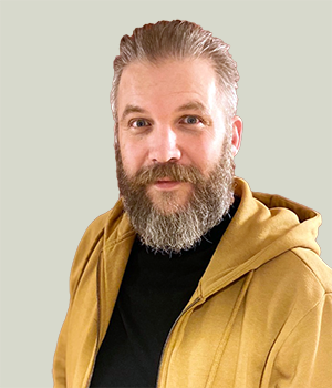 Porträttbild på en man.