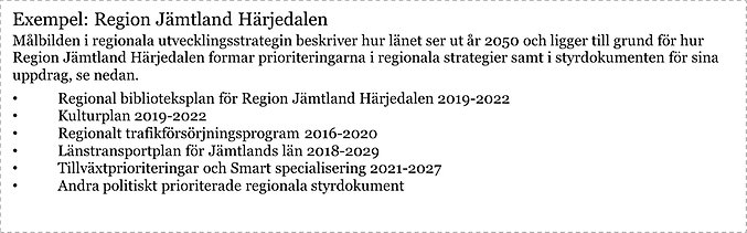 Exempel: Region Jämtland Härjedalen
